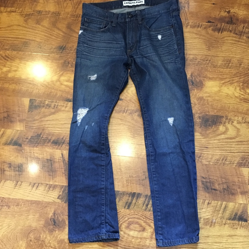 🔥SALE! Express Rocco slim fit straight leg jeans